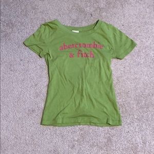 Abercrombie and Fitch green shirt
